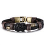 Loki Viking Vintage Men's Leather Bracelet