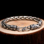 Harvest Braid 925 Sterling Silver Bracelet for Men