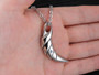 Saber Tooth Pendant Men's Silver Necklace