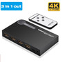 DIGITBLUE® HDMI Splitter Switch 3 Input 1 Output 4K HDMI Switcher for PC Laptop XBOX 360 PS3 PS4 Nintendo Switch 3 Port HDMI Adapter