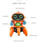 DIGITBLUE® Electric Six-claw Robot DIY Toy Arming Swing Dancing Fish Small Music Children Shaking  Educational Toys With Lights Toy Gift