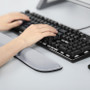 BUBM Memory Foam Keyboard & Mouse Wrist Pad, Size:46.3cm(Gray)