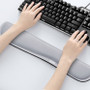 BUBM Memory Foam Keyboard & Mouse Wrist Pad, Size:46.3cm(Gray)