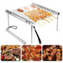 Folding Stainless Steel Barbecue Grill