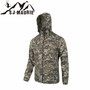 Waterproof Windbreaker Mens Hunting Jackets Outdoor Tactical Hiking Hunting Jack Quick-dry Skin Cloth Camouflage Anti-UV Coat