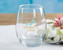 Seaside Escape 15 oz. Stemless Wine Glass (Set of 4)