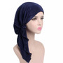 New fashion women ruffle headscarf  Pre-Tied Bandana Tichel