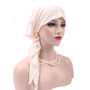 Bandanas Women Ruffle Headscarf Pre-Tied Tichel for Ladies