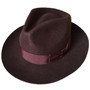 Classic Men's Wool Felt Fedora Hat in Colors