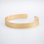 Cuff Bracelet, Gold Plated Bracelet, Open