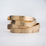 Gold Plated Bracelet, Open Bracelet, Cuff