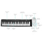 Portable Flexible Digital Keyboard Piano 49 Keys