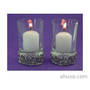 Silver Candle Holder Tea Lights