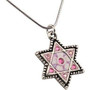 Star Of David Pendant Necklace - Fimo