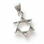Classic Star Of David Silver Pendant Necklace