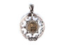 Israeli Coin Pendant Necklace -  10 New Shekel Coin Of Israel