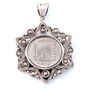 Israeli Old, Collector'S Coin In A Star Of David Pendant