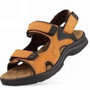 Men Sandals - Genuine Leather Cowhide Summer Outdoor Casual Suede Leather Sandals