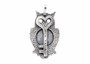 Owl coin necklace with the couple coin medallion 925 sterling silver coin medallion one of a kind handemade design