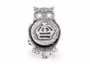 Coin ring with the Crown coin medallion on owl ahuva coin jewelry owl jewelry
