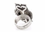 coin ring with the Treble Clef coin medallion on owl musical ring ahuva coin jewelry