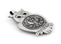 Pisces Astrology Medallion Zodiac Necklace