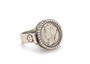 Mercury Dime Old Collector's Coin of USA Silver Ring