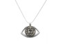 Gemini Sign Astrology Zodiac Charm Eye Necklace