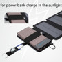 Portable 5V 2.1A USB Folding 10W Solar Cells Charger Output Devices Panels for Smartphones Outdoor Adventure