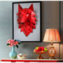 3D Wolf Sculpture Animal Statue for Wall Decoration