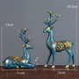 Deer Head Resin Statue Figurine Home Decor Statues