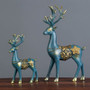 Deer Head Resin Statue Figurine Home Decor Statues