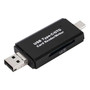 Memory Card Reader with 3 in 1 USB Type C/Micro USB 3.0 Adapter