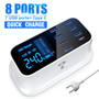 8 Port 3.0 LED Display Multi USB Charging Station for Mobile Phones Desktop