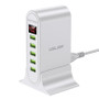 5 Port HUB Multi USB Charging Station Dock for Desktop Wall Home with LED Display