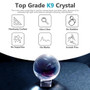 80mm K9 Crystal Ball with Stand for Photography
