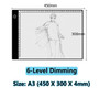 USB LED A4 Paper LED Copy Pad Comic Drawing Tracing Stencil Board for Kids