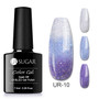 Top Sale 7.5ml Temperature Color Change Glitter Gel Polish