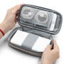 Electronics Power Bank Cable, Hard Drives, USB, Earphones Storage Bag for Travel