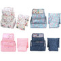 6pcs/set Luggage Suitcase Travel Organizer Cloth Packing Storage Bags