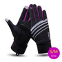 Winter Unisex Sports Touchscreen Windproof Thermal Fleece Bicycle Gloves