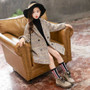 Fashion Plaid Winter Thick Woolen Jacket For Girl Kids