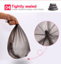 5 Rolls 100pcs Disposable Plastic Garbage Trash Bags for Kitchen