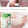 3pairs Skin Moisturizer Aloe Exfoliating Feet Peeling Mask