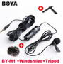 3.5mm Lavalier Lapel Microphone for Canon Nikon iPhone Android Phone