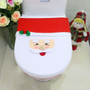 Anti-Slip 3Pcs/set Christmas Santa Toilet Seat Cover & Bathroom Mat for Home