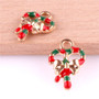 Mixed Metal Enamel Charms Christmas Pendants Ornaments Beads