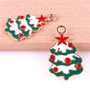 Mixed Metal Enamel Charms Christmas Pendants Ornaments Beads