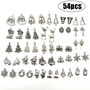 19/20Pcs Mixed Metal Enamel Charms Christmas Pendants Ornaments Beads for Bracelet Earrings Jewelry