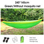 Fabric Hanging 1-2 Person Outdoor Camping Hammock with Mosquito Net